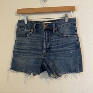 Madewell High-Rise Denim Shorts Size 24